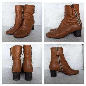 Chloe - Lexie Block Heel - Brown - size 40